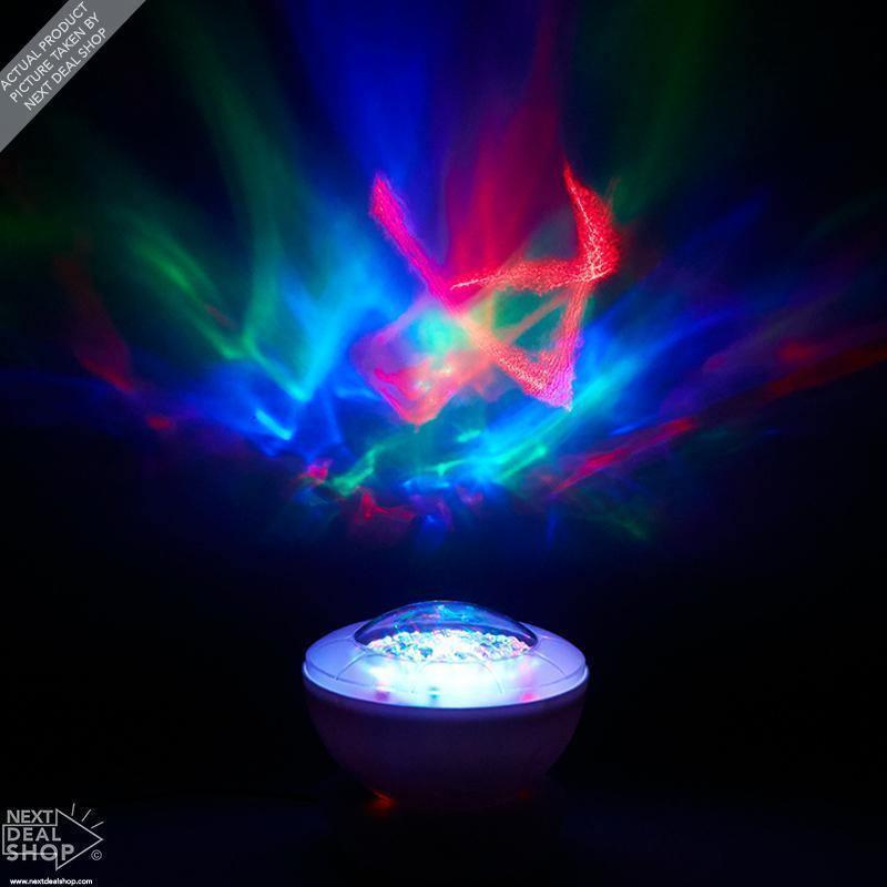 Abajur Projetor Aurora Diamante Com Caixa de Som Embutida - Faça seu Próprio Projetor de Luz em Casa! - Estrella Shop